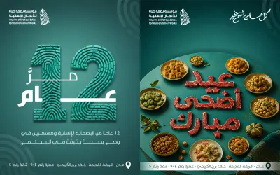 تصاميم سوشيال ميديا لمؤسسة خيرية وأعمال إنسانية