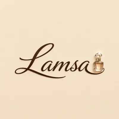 تصميم هوية بصرية لبراند عطور فاخر ( Lamsa)