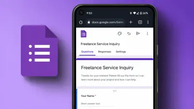 عمل استبيانات وجمع بيانات احترافية باستخدام Google Forms مع تحليل بسيط