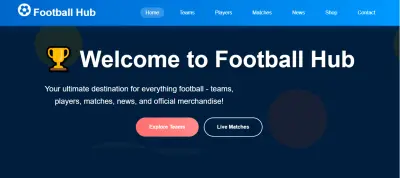 Semi Football Website