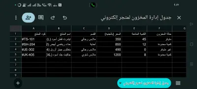 مدخل بيانات واختصاصي تنظيم ملفات Excel | عمل عن بعد