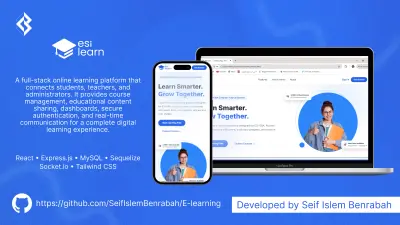 ESILearn — منصة تعليمية إلكترونية متكاملة