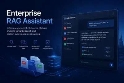 Enterprise RAG Assistant - منصة استعلام تفاعلية للمستندات