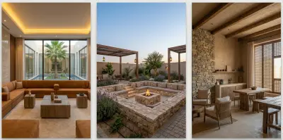 هندسة الفراغات الخارجية وتصميم الجلسات