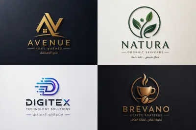 تصميم شعار احترافي ومودرن يعبر عن هوية مشروعك خلال 24 ساعة