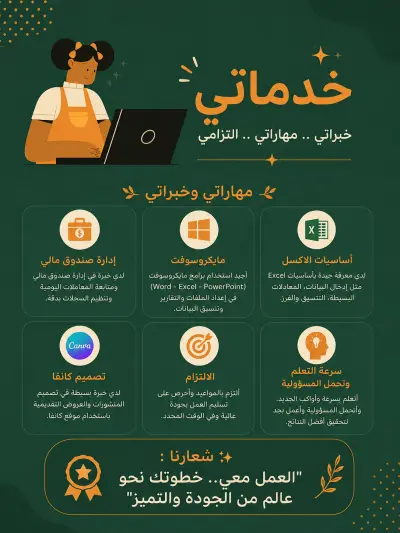 تصميم بطاقات تعريفية وإنفوجرافيك احترافي لعرض الخدمات والمشاريع