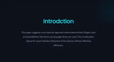 نظام هجين ذكي لكشف هجمات اختراق المسار (Path Traversal Attack Detection) باستخدام الـ ML والـ Regex