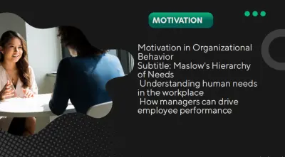 عرض تقديمي مميز في السلوك التنظيمي (Organizational Behavior) سيكولوجية تحفيز الموظفين