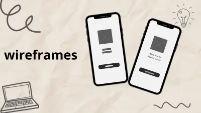 تصميم Wireframes وواجهات مستخدم لتطبيق موبايل باستخدام Figma
