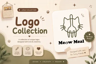 تصميم مجموعة شعارات احترافية (Logo Design Collection)