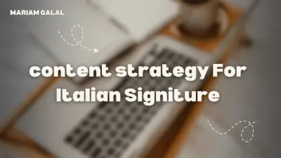 استراتيجية Italian Signature  للمحتوى الرقمي