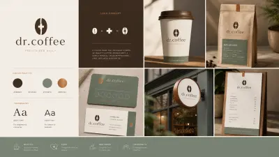 هوية بصرية متكاملة لمقهى Dr. Coffee — Concept Project