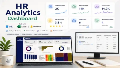 تصميم Dashboard احترافي لتحليل بيانات الموارد البشرية (HR Analytics) باستخدام Power BI