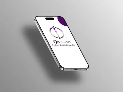 تصميم واجهة تطبيق قوام لتذكير المستخدم بالاستراحات وتحسين وضعية الجسم