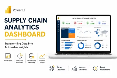 تحليل أداء سلسلة التوريد باستخدام Power BI
