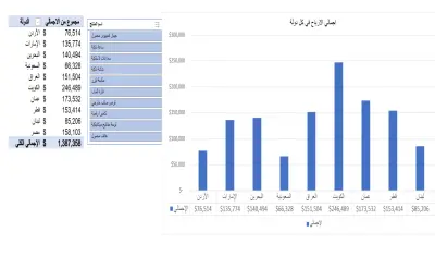 هل تملك جدول بيانات ضخم ومتنوع وتحتاج الى تحويله الى لوحة احترافية متفاعلة انا بل خدمة✅️