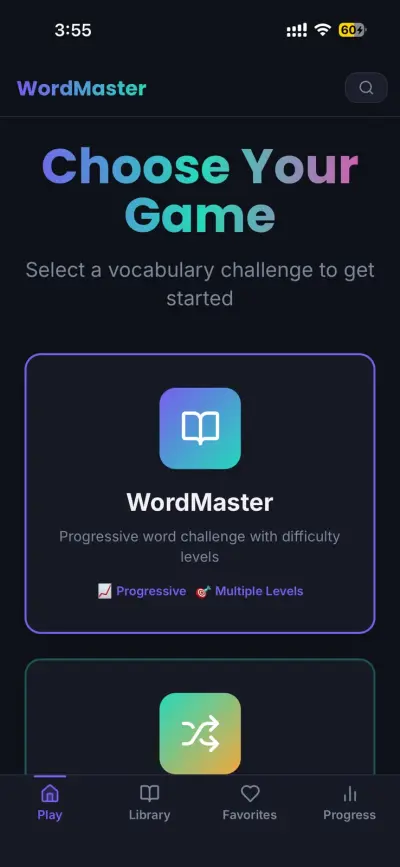 فرصة استثمارية: تطبيق iOS جاهز لتعلم مفردات اللغة الإنجليزية مع 4000 كلمة ومحتوى عربي