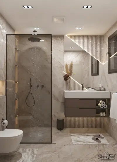 تصميم الحمامات بأحدث التصميمات