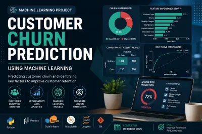 صورة العمل Customer Churn Prediction Using Machine Learning