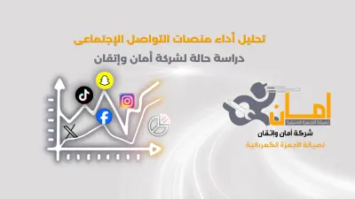 تحليل أداء منصات التواصل الاجتماعي وإعداد تقرير استراتيجي لشركة صيانة كهربائية في المملكة العربية السعودية