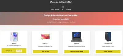 ElectroMart - متجر إلكتروني متكامل