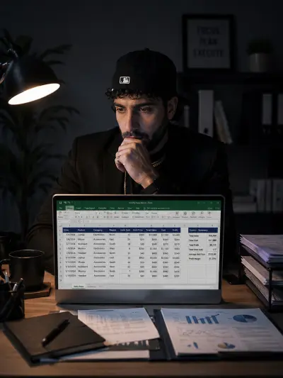إدخال وتنسيق بيانات بدقة عالية على ملفات Excel