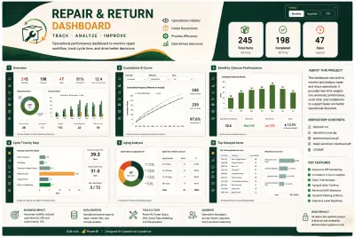 Repair & Return Dashboard | Power BI
