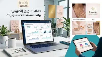 رفع مبيعات براند لمسه للاكسسوارات