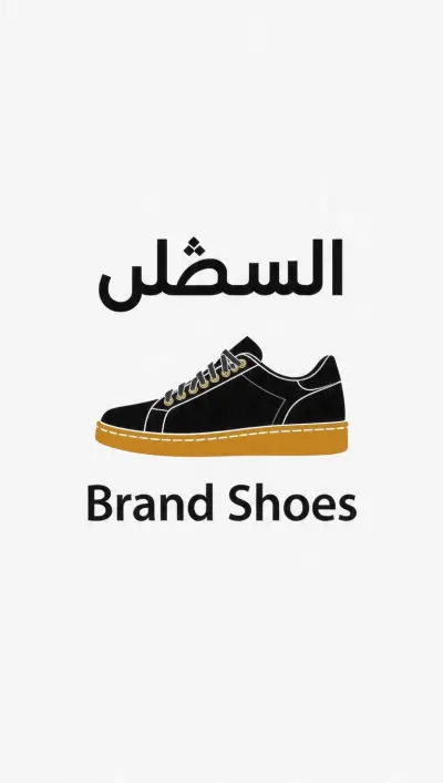 تصميم لوجو احترافي لبراند أحذية + هوية بصرية كاملة