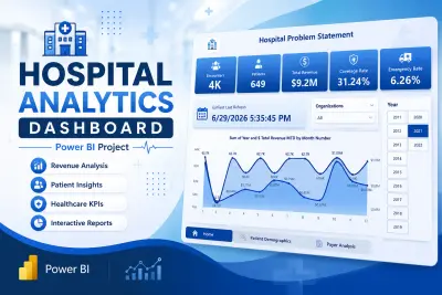 Hospital Analytics Dashboard | Interactive Power BI Dashboard for Healthcare Insights