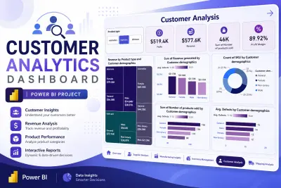 Customer Analytics Dashboard | Interactive Power BI Dashboard for Customer Insights