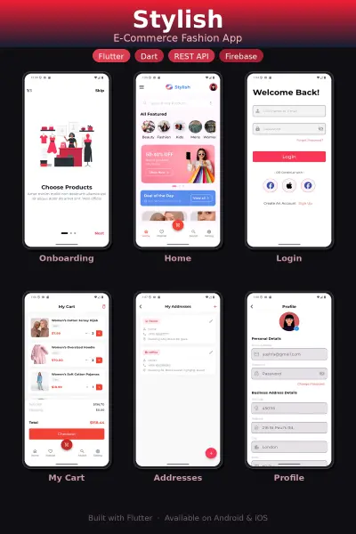 Stylish — E-Commerce Fashion App