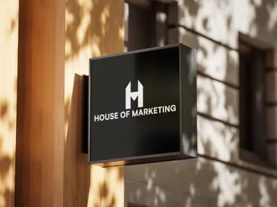 شعار لhouse of marketing agency