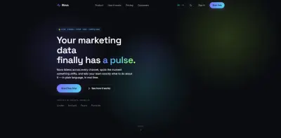 Interactive SaaS Landing Page
