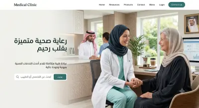 نظام إدارة عيادة طبية متكامل - منصة الشفاء الرقمية.