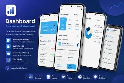 Dashboard – لوحة تحكم لإدارة وعرض البيانات بشكل احترافي