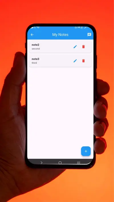 Notes App for mobile