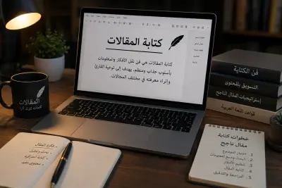كتابه مقالات يشكل محترف
