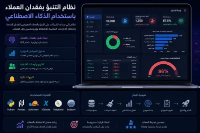 نظام التنبؤ بفقدان العملاء باستخدام الذكاء الاصطناعي