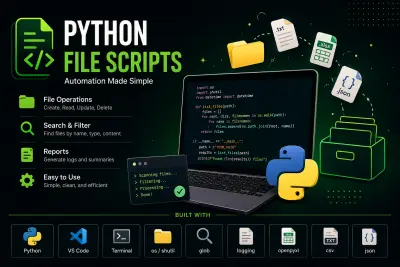 تطبيق سطح مكتب لإدارة وتنظيم الملفات باستخدام Python وPySide6