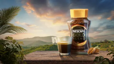 اعلان دعائي لشركة NESCAFE