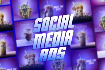 تصميمات سوشيال ميديا لصفحات الفيسبوك والانستجرام