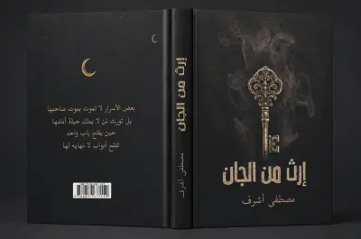 تصميم غلاف كتاب احترافي لرواية رعب وغموض | Book Cover Design