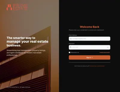 Prime Estate (Dashboard)