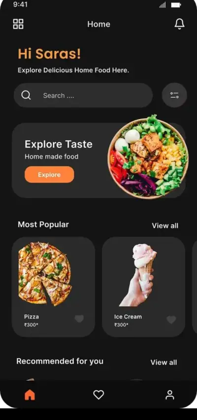 Ekadoly Café – Restaurant Mobile App UI Design