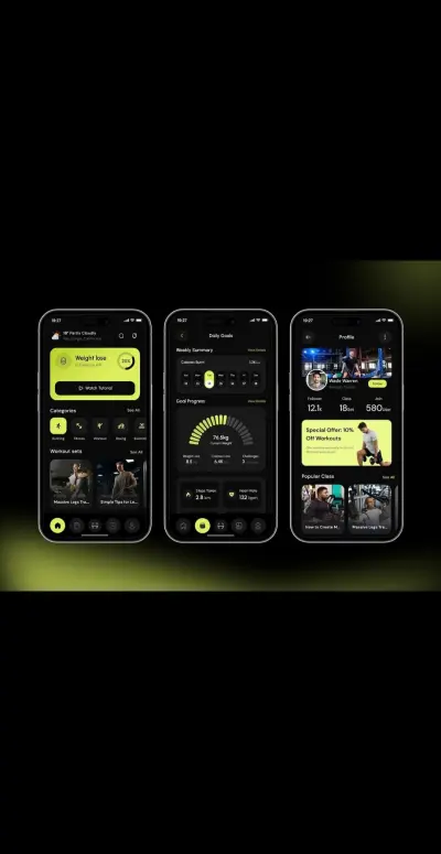 FitZone – Fitness & Gym Mobile App UI Design