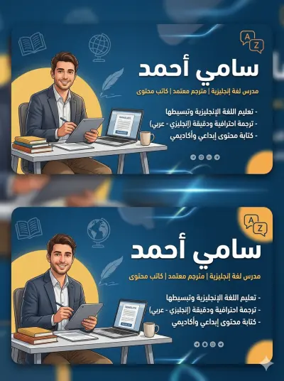 خدمات تعليم اللغة الإنجليزية، الترجمة الاحترافية، وكتابة المحتوى