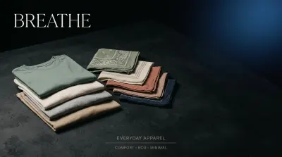 Breathe — متجر Shopify ثنائي اللغة لعلامة ملابس يومية