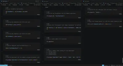 تحليل بيانات الموارد البشرية واستخراج مؤشرات الأداء لدعم القرارات الإدارية باستخدام Python