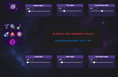 Exoplanet Habitability Zone Dashboard